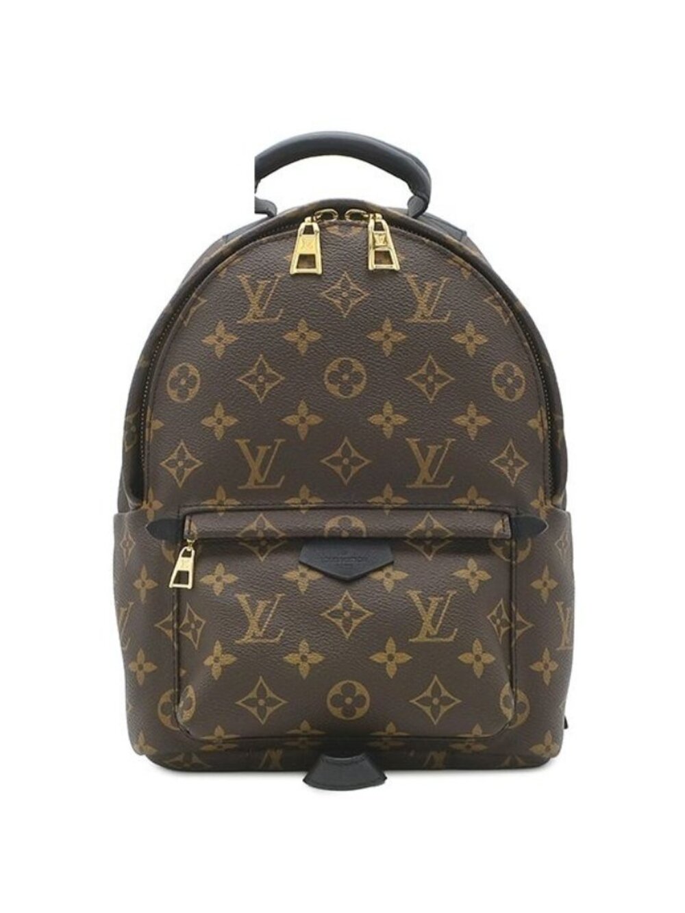 Louis Vuitton Backpack Palm Springs PM Monogram Canvas Gold Brown